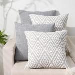 Stylish 4-Piece Throw Pillow Cover Set, 18"×18