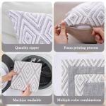 Stylish 4-Piece Throw Pillow Cover Set, 18"×18