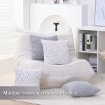 Stylish 4-Piece Throw Pillow Cover Set, 18"×18