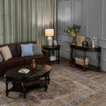 Oval Wood Coffee Table with Storage Drawer