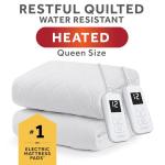 Queen Heated Water-Resistant Mattress Pad by Sunbeam