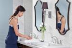 Moen Voss Chrome Widespread Bathroom Faucet