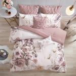 Madison Park Cassandra Floral Comforter Set, Blush