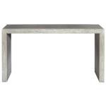 60 Inch Aerina Console Table in Aged White/Gray
