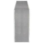 60 Inch Aerina Console Table in Aged White/Gray