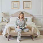 Madison Park Tufted Entryway Accent Bench, Tan