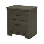 Gray Maple Versa 2-Door Armoire with Drawers