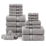 Space Grey 18-Piece Cotton Towel Set