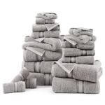 Space Grey 18-Piece Cotton Towel Set