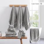 Space Grey 18-Piece Cotton Towel Set
