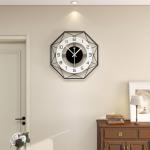 Modern 17-Inch Silent Wall Clock for Home Decor