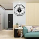Modern 17-Inch Silent Wall Clock for Home Decor