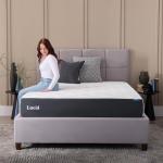 LUCID 10 Inch Medium-Plush Gel Memory Foam Mattress