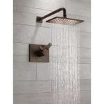 Vero Dual-Function Rain Shower Trim Kit in Bronze