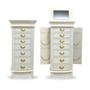 White Hives and Honey Alexa Jewelry Armoire