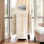 White Hives and Honey Alexa Jewelry Armoire