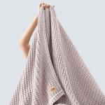 UGG Luna Soft Cotton Throw Blanket - Quartz