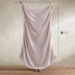 UGG Luna Soft Cotton Throw Blanket - Quartz