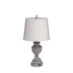Set of 2 Gray Touch Control Table Lamps