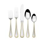 Mikasa Cameo Gold 65-Piece Flatware Set