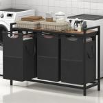 Heybly 3-Pack 12.5 Gal Laundry Hampers and Sorter