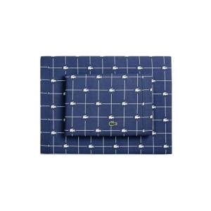 Lacoste Vintage Indigo California King Sheet Set