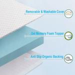 Queen Cool Gel Memory Foam Mattress Topper