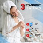 Soft and Absorbent Cotton Bath Towel Set of 4
