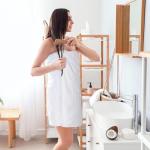 White 6-Pack Cotton Bath Towel Set