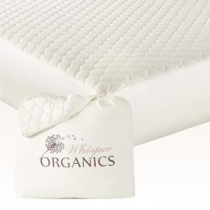 Organic Cotton Quilted Mattress Protector - Ivory, King