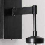 Set of 2 Dimmable Black Wall Sconces