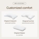 Adjustable Memory Foam Queen Bed Pillows