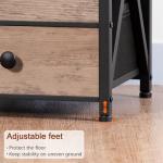 LED Nightstands Set with USB & Charging Station