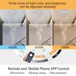 Modern Crystal Chandelier with Dimmable LED Lights