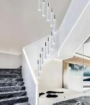 Modern Crystal Chandelier with Dimmable LED Lights