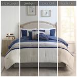 Madison Park Palisades 7-Piece Faux Suede Bedding Set