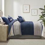 Madison Park Palisades 7-Piece Faux Suede Bedding Set