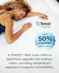 ViscoSoft 4 Inch Queen Memory Foam Mattress Topper