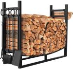 Amagabeli Large Firewood Rack with Tool Set