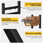 Amagabeli Large Firewood Rack with Tool Set