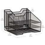 Black Mesh Organizer Storage by Mind Reader