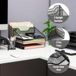 Black Mesh Organizer Storage by Mind Reader