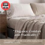 Washed Linen King Sheet Set - 4 Pieces