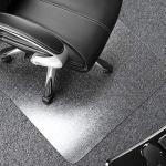 Clear Polycarbonate Chair Mat for Carpets, 120cm x 120cm