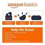 Memory Foam Bean Bag Lounger, 7', Grey