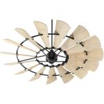 Noir 72" Windmill Ceiling Fan by Quorum