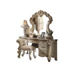 Gold Patina Vendome Vanity Desk by ACME