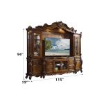 Picardy Honey Oak Entertainment Center by Acme Furniture