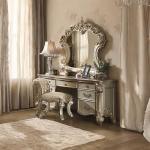 Gold Patina Vendome Vanity Desk by ACME