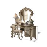 Gold Patina Vendome Vanity Desk by ACME